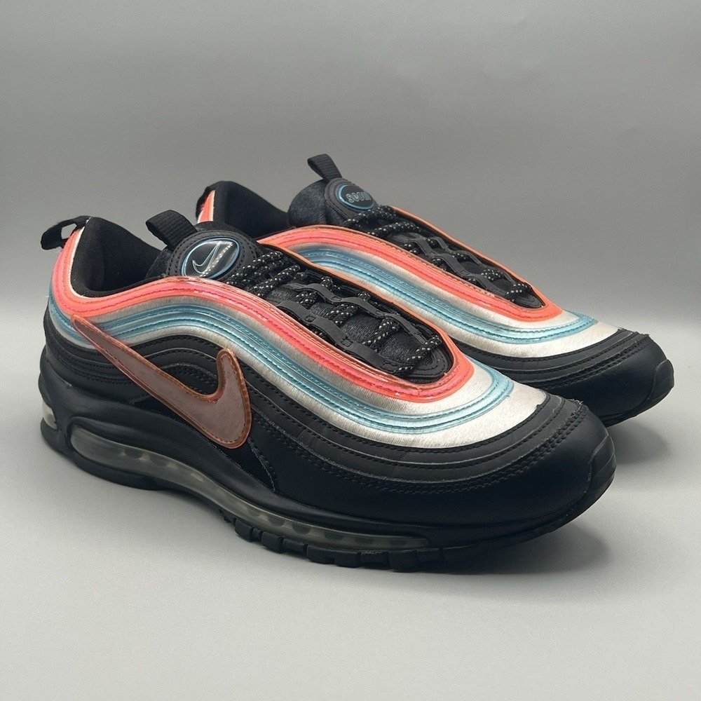 2019 Nike Air Max 97 Neon‎ Seoul Black Reflect - Men's Size 10 (CI1503-001) USED
